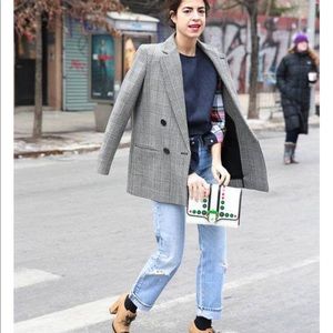 OVERSIZED 100% wool blazer